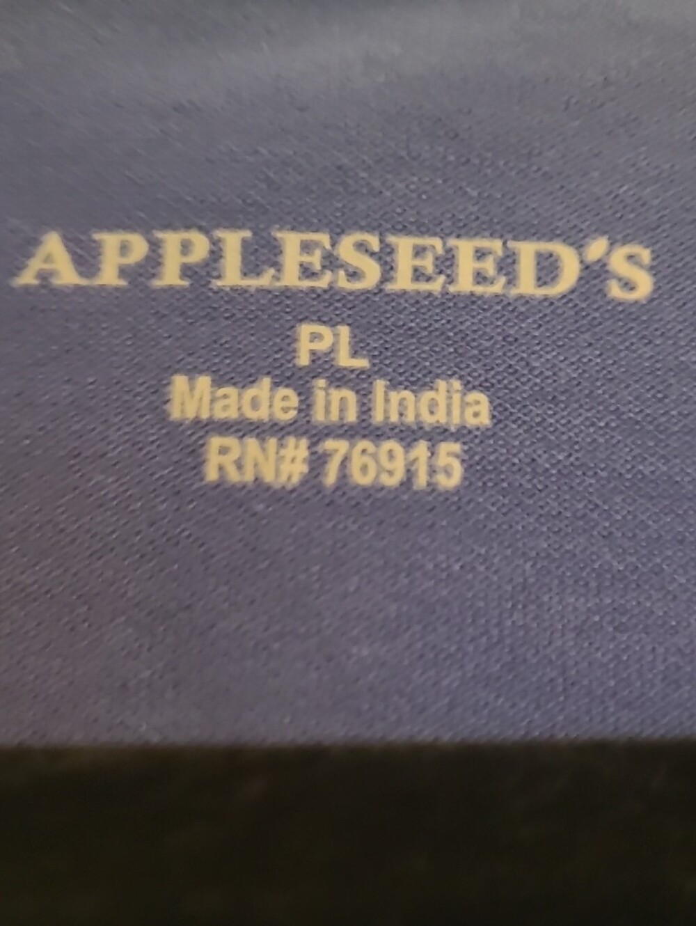Appleseed's Royal Blue Polo Dress with Plaid Trim Size PL - Picture 2 of 6